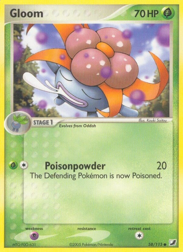 Image for Gloom (58/115) [Unseen Forces] - Pokemon