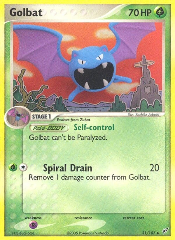 Image for Golbat (31/107) [Deoxys] - Pokemon