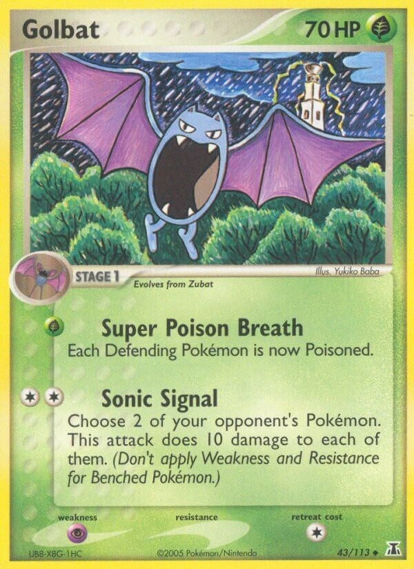 Image for Golbat (43/113) [Delta Species] - Pokemon