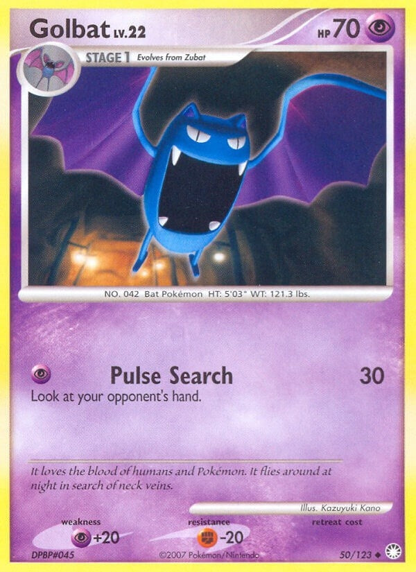 Image for Golbat (50/123) [Mysterious Treasures] - Pokemon