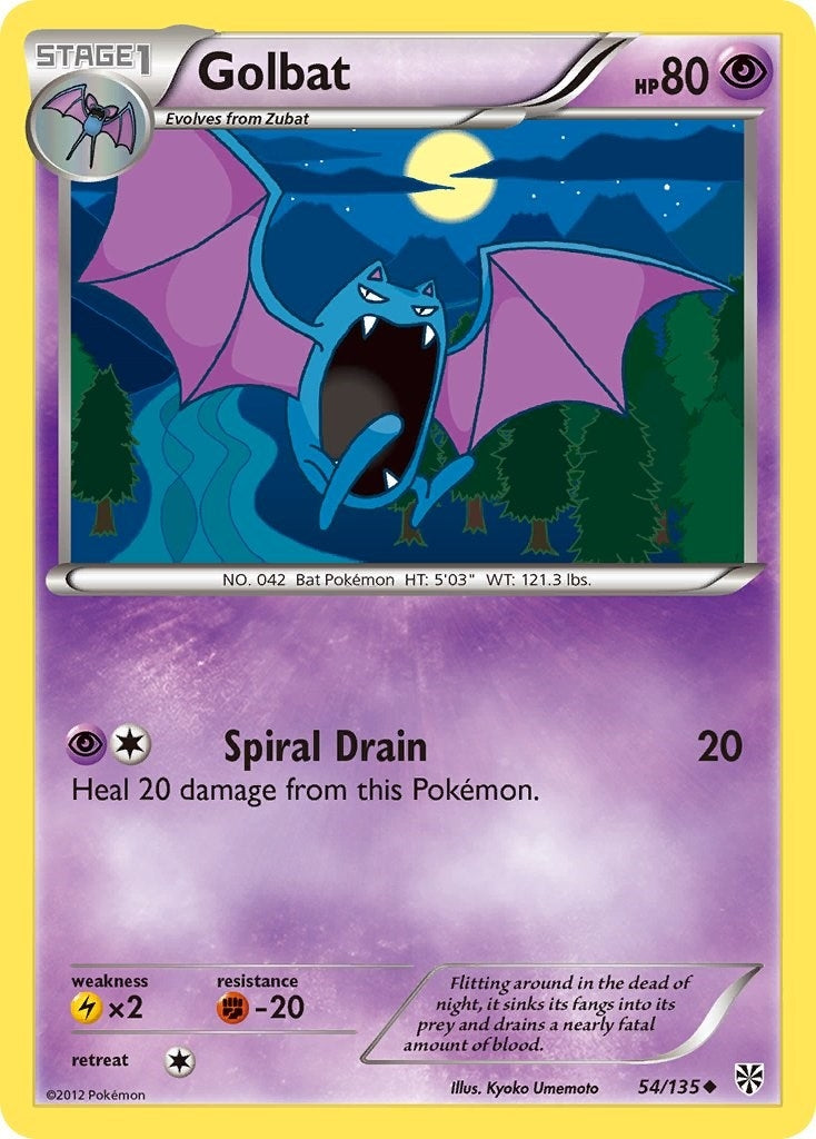 Image for Golbat (54/135) [Plasma Storm] - Pokemon