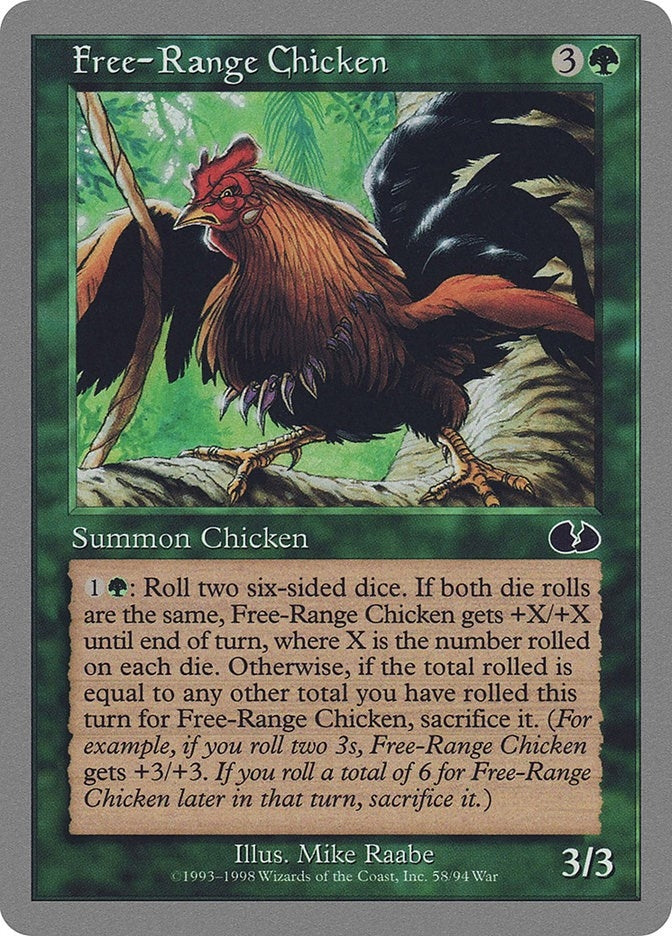 Image for Free-Range Chicken (58) [Unglued] - Magic: The Gathering