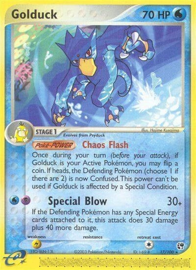 Image for Golduck (17/100) [Sandstorm] - Pokemon