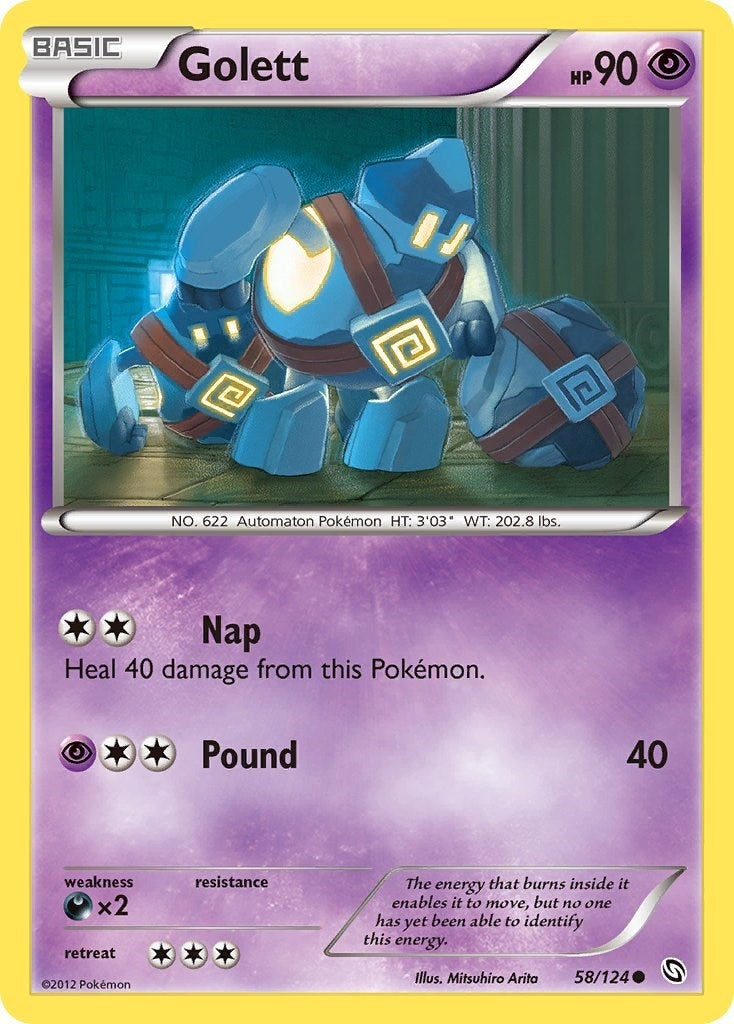 Image for Golett (58/124) [Dragons Exalted] - Pokemon