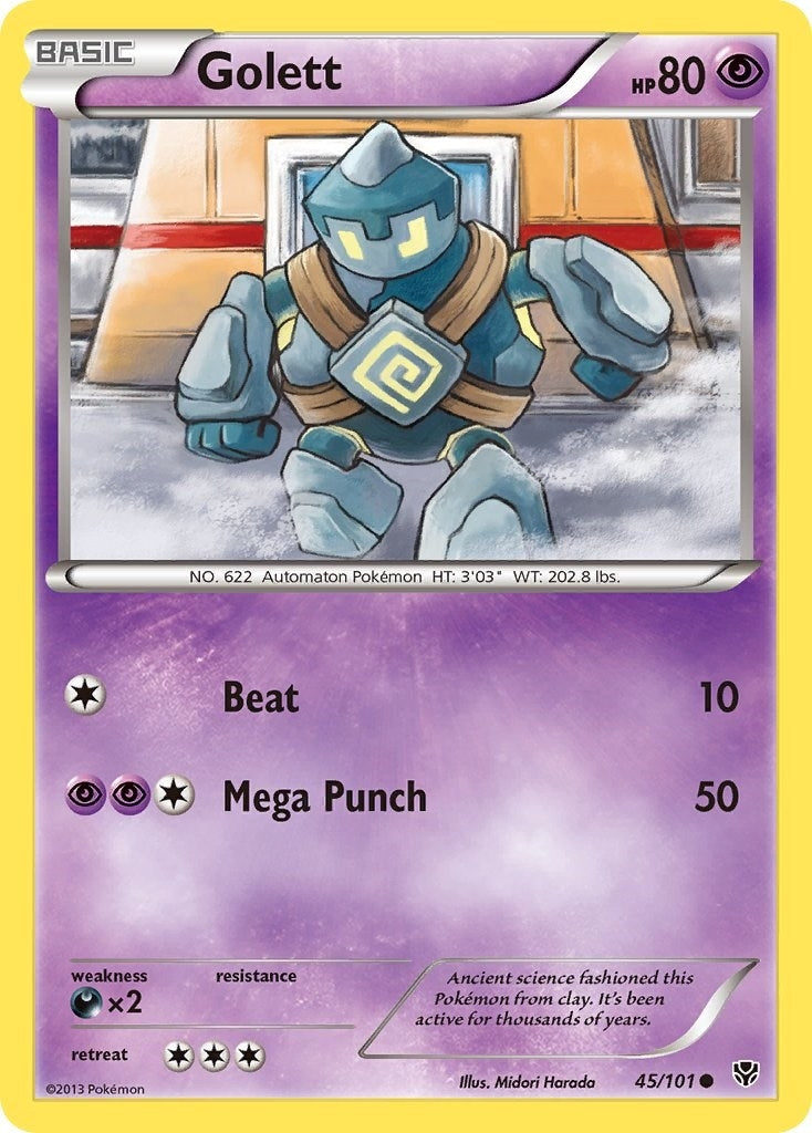 Image for Golett (45/101) [Plasma Blast] - Pokemon