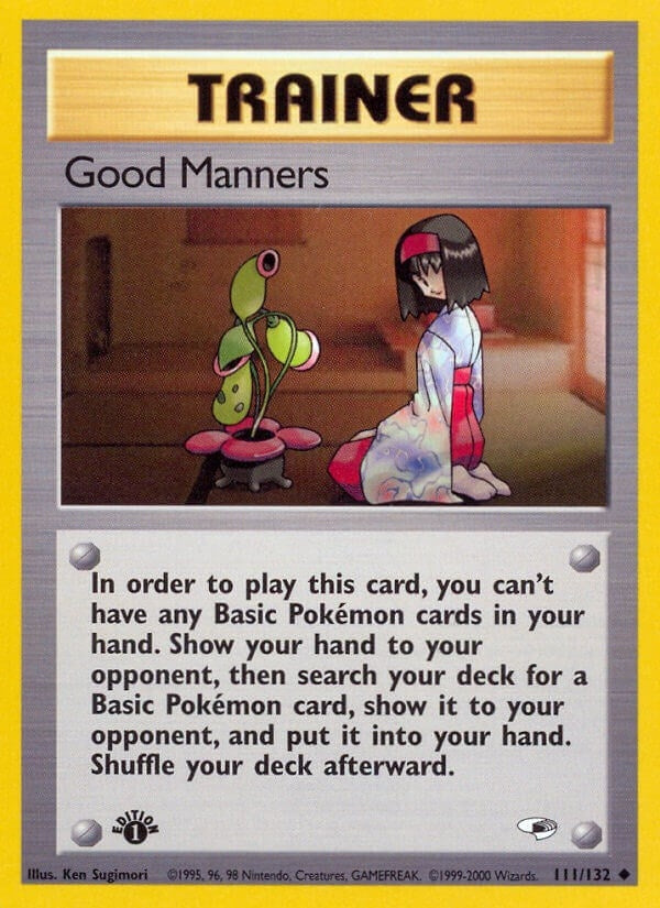 Image for Good Manners (111/132) [Gym Heroes] - Pokemon