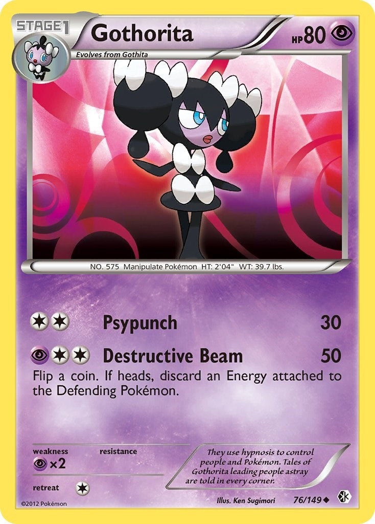 Image for Gothorita (76/149) [Boundaries Crossed] - Pokemon