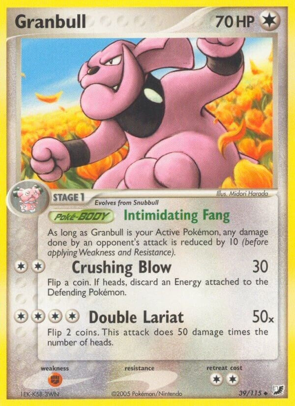 Image for Granbull (39/115) [Unseen Forces] - Pokemon