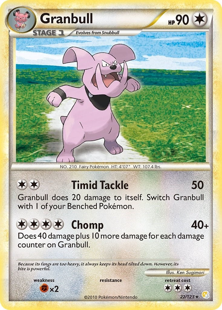 Image for Granbull (22/123) [HeartGold SoulSilver] - Pokemon
