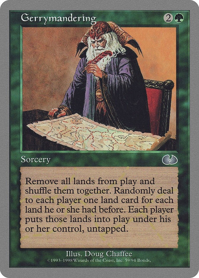 Image for Gerrymandering (59) [Unglued] - Magic: The Gathering