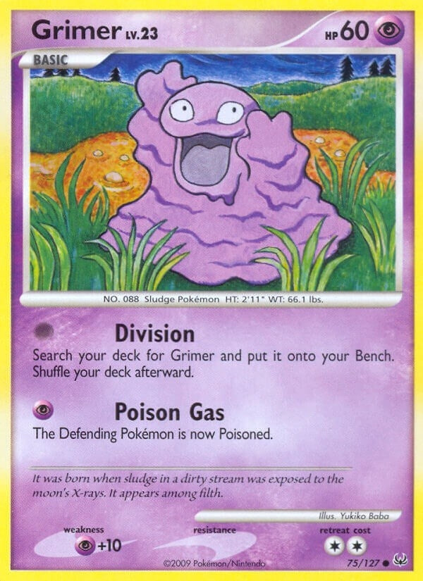 Image for Grimer (75/127) [Platinum] - Pokemon