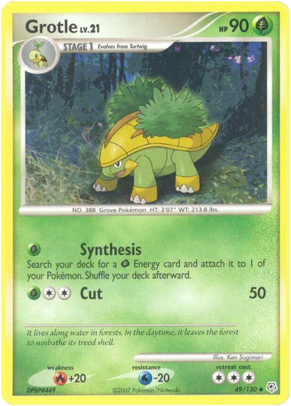 Image for Grotle (49/130) [Diamond and Pearl] - Pokemon