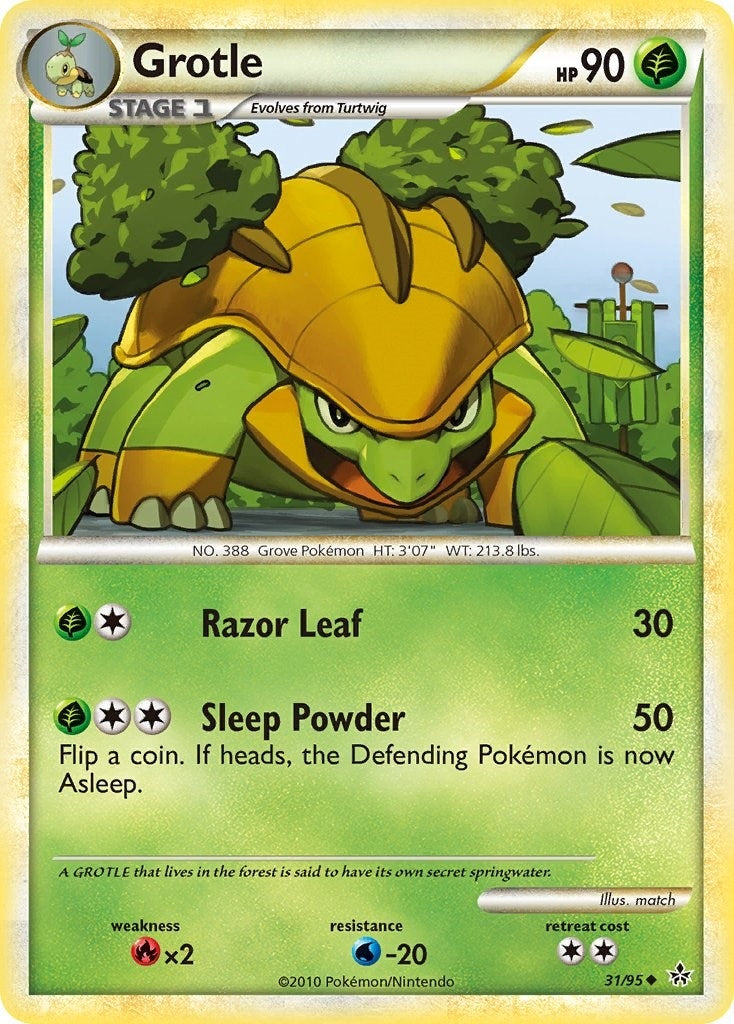 Image for Grotle (31/95) [Unleashed] - Pokemon