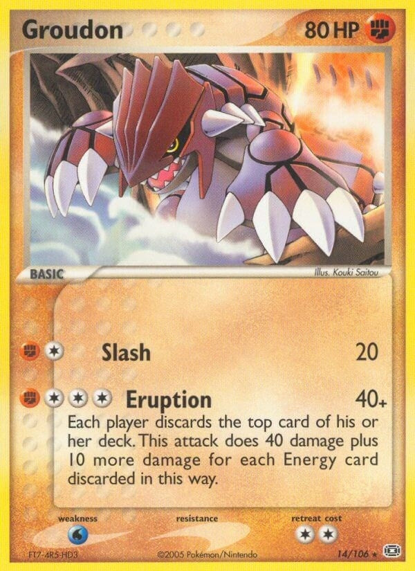 Groudon (14/106) [Emerald]