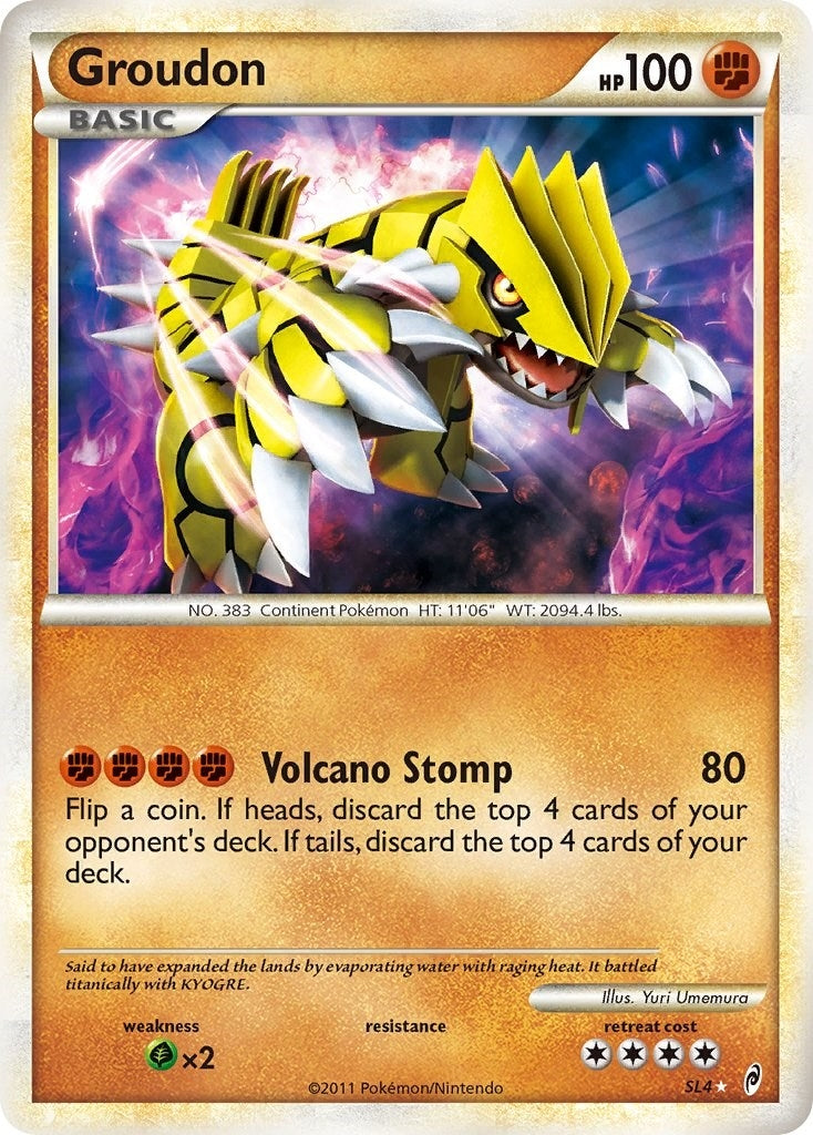 Image for Groudon (Shiny) (SL4) [Call of Legends] - Pokemon
