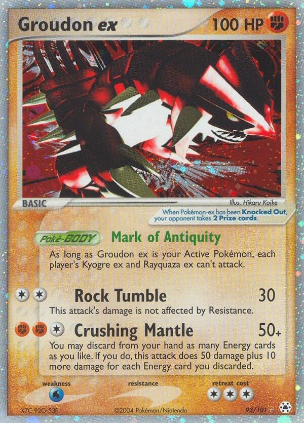 Image for Groudon ex (93/101) [Hidden Legends] - Pokemon