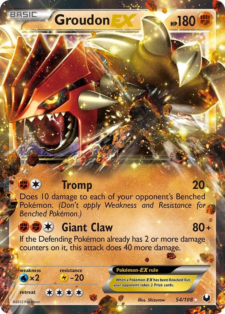 Image for Groudon EX (54/108) [Dark Explorers] - Pokemon