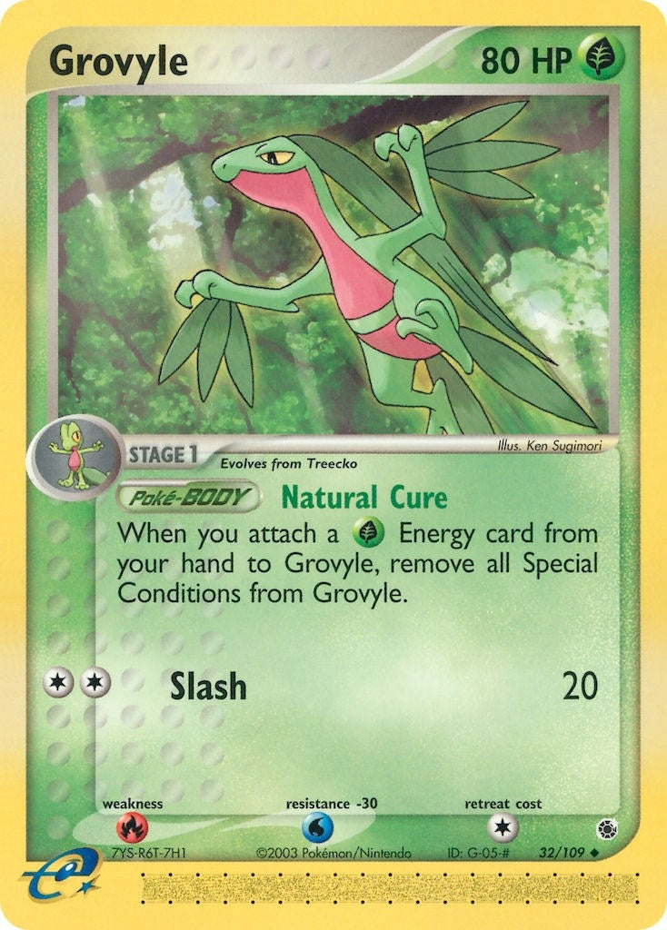 Image for Grovyle (32/109) [Ruby and Sapphire] - Pokemon