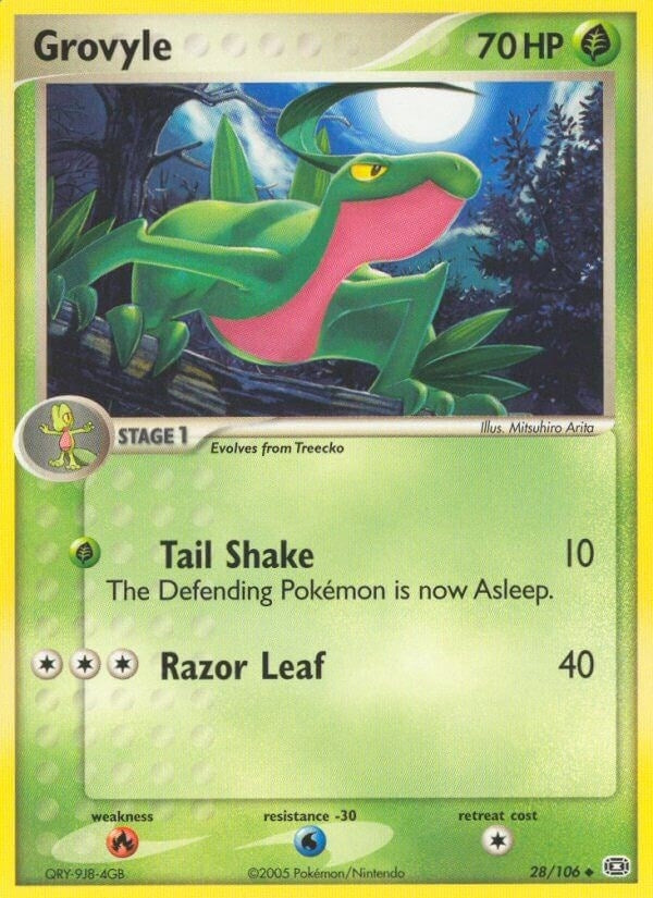 Image for Grovyle (28/106) [Emerald] - Pokemon