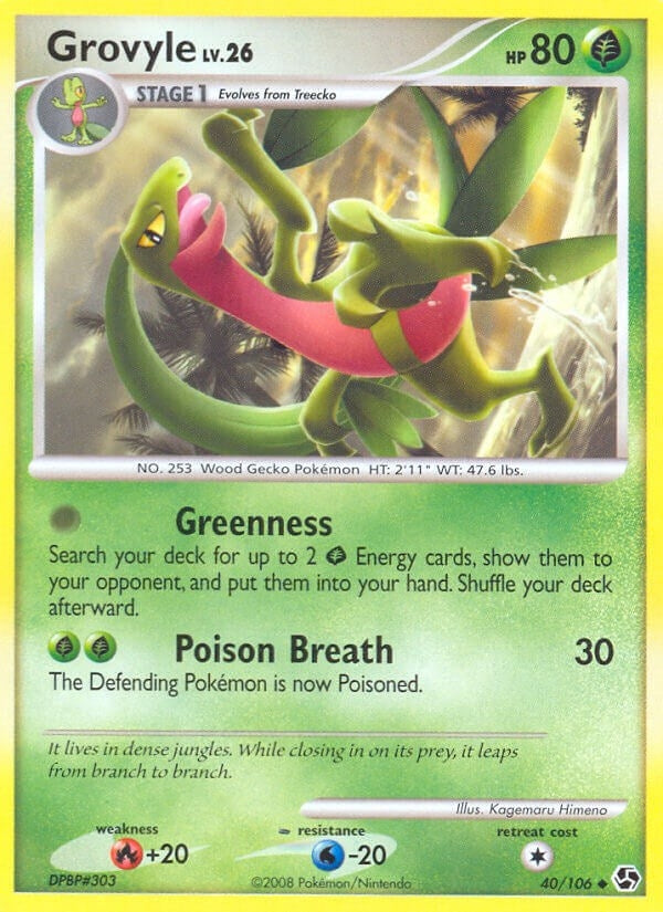 Image for Grovyle (40/106) [Great Encounters] - Pokemon