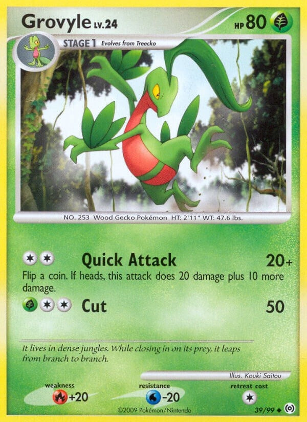 Image for Grovyle (39) (39/99) [Arceus] - Pokemon