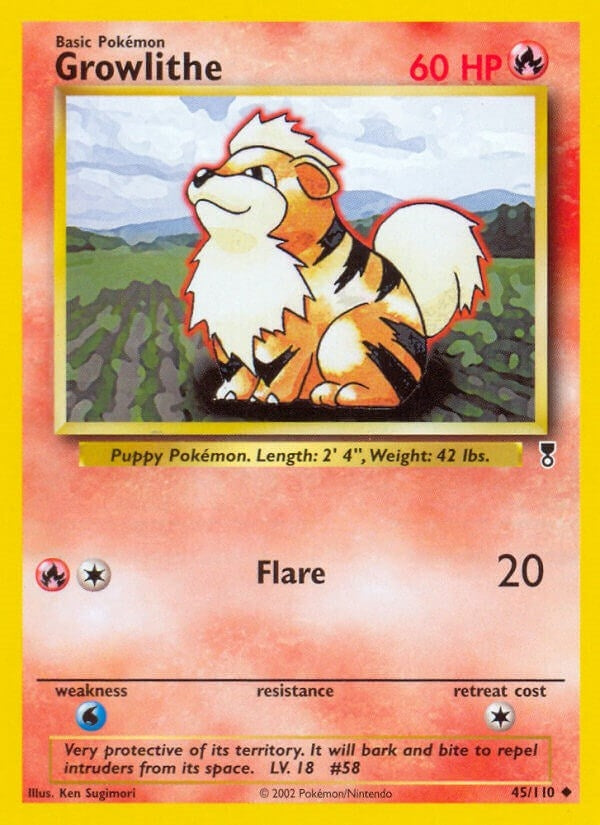 Image for Growlithe (045/110) [Legendary Collection] - Pokemon