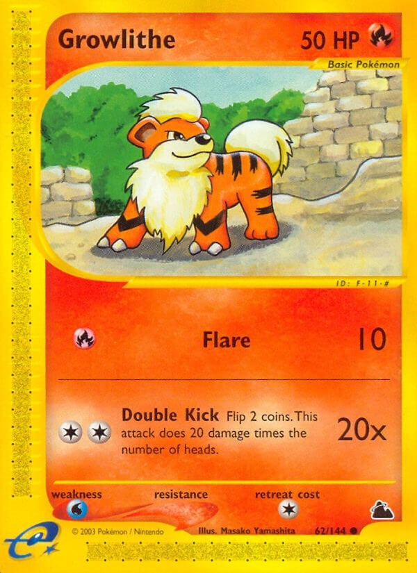 Image for Growlithe (062/144) [Skyridge] - Pokemon