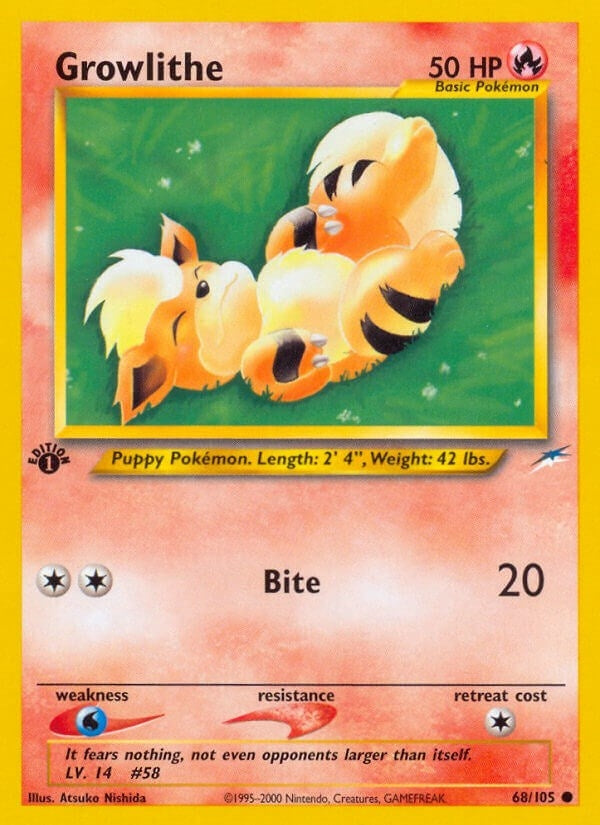 Image for Growlithe (068/105) [Neo Destiny] - Pokemon