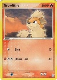 Image for Growlithe (4/12) [EX Trainer Kit 2: Plusle & Minun] - Pokemon