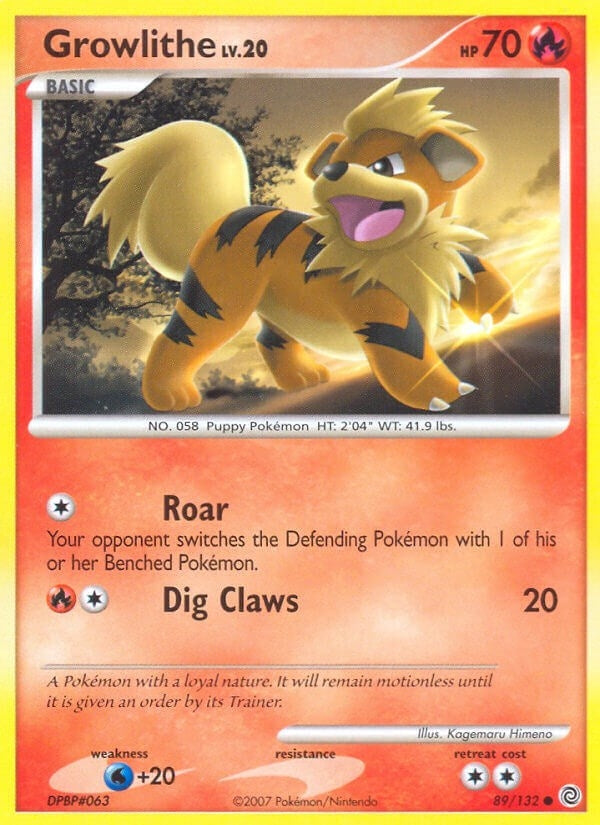 Image for Growlithe (89/132) [Secret Wonders] - Pokemon