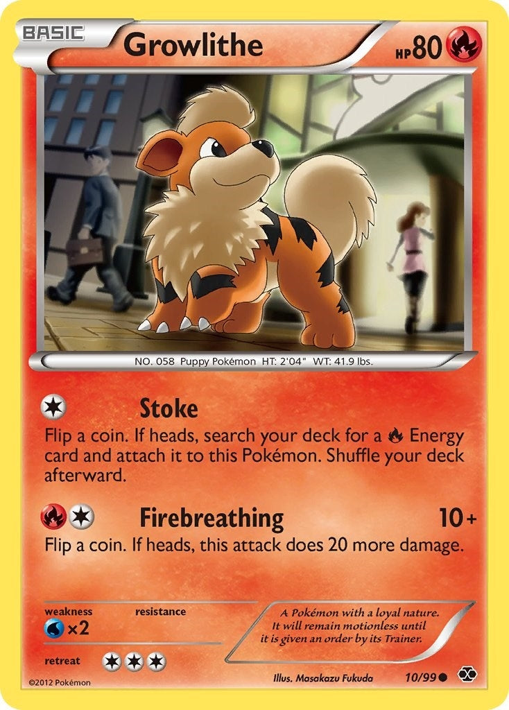 Image for Growlithe (10) (10/99) [Next Destinies] - Pokemon