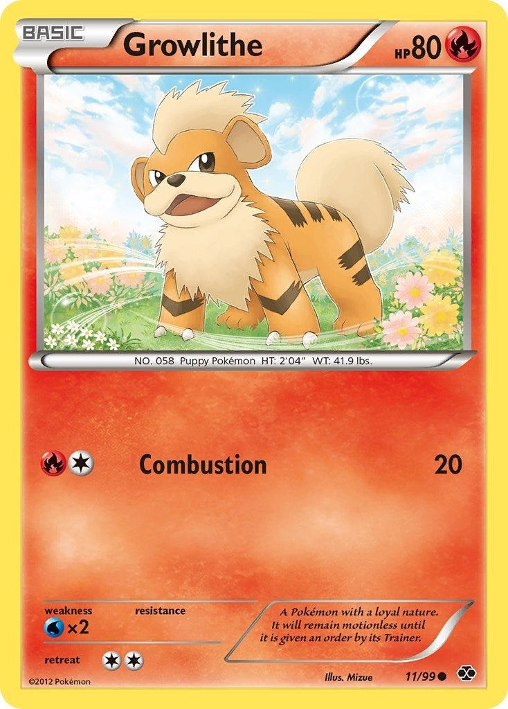Image for Growlithe (11) (11/99) [Next Destinies] - Pokemon
