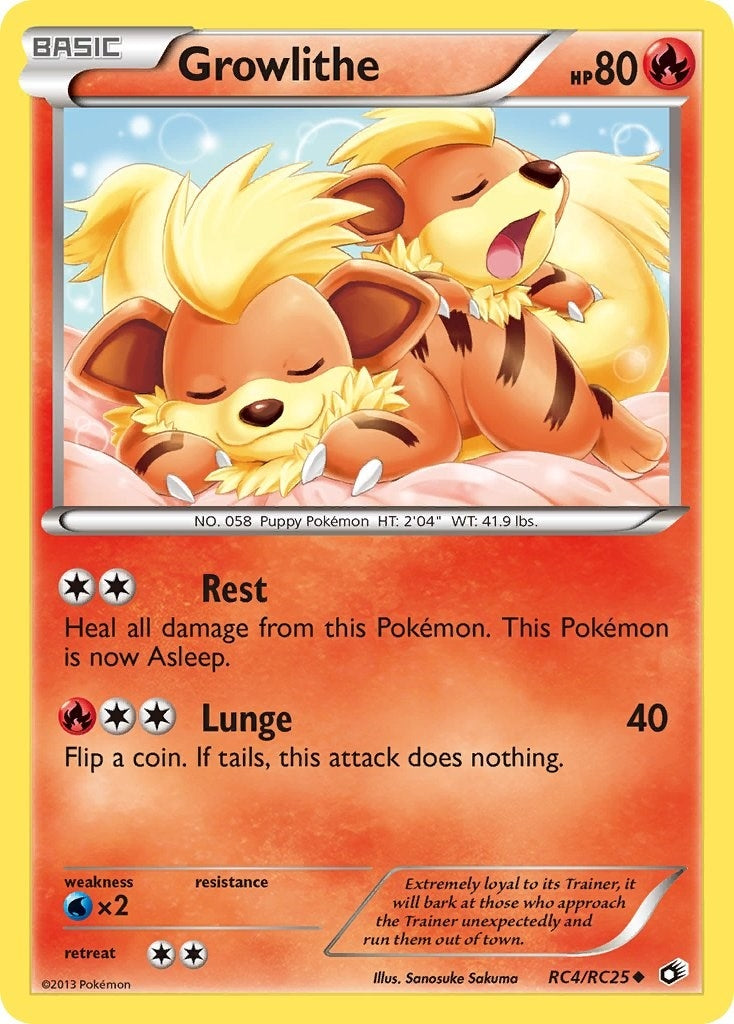 Image for Growlithe (RC4/RC25) [Legendary Treasures: Radiant Collection] - Pokemon