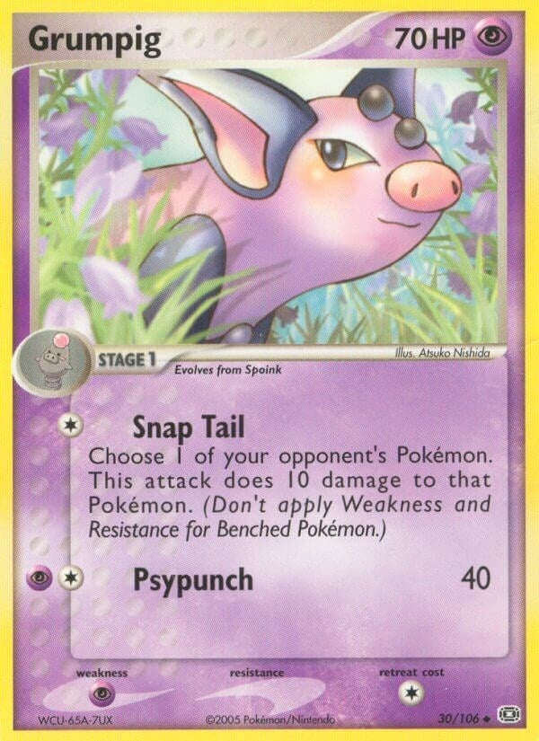 Image for Grumpig (30/106) [Emerald] - Pokemon