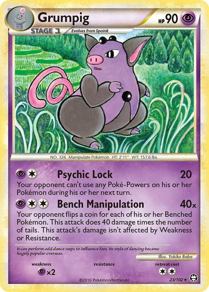 Image for Grumpig (23/102) [Triumphant] - Pokemon