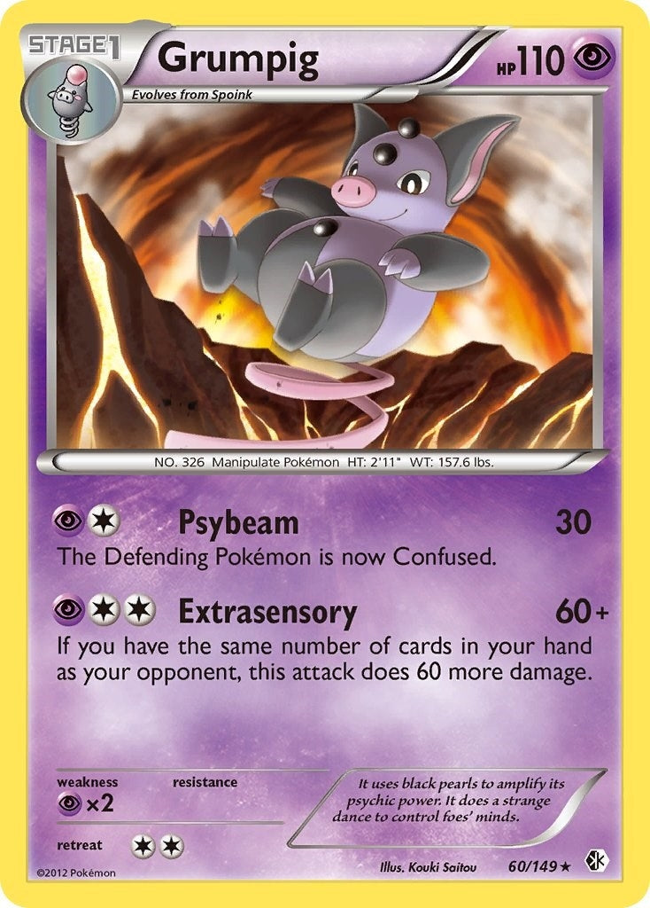Image for Grumpig (60/149) [Boundaries Crossed] - Pokemon