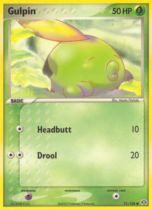 Image for Gulpin (51/106) [Emerald] - Pokemon