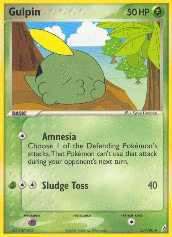 Image for Gulpin (33/100) [Crystal Guardians] - Pokemon