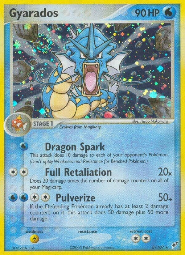 Image for Gyarados (8/107) [Deoxys] - Pokemon