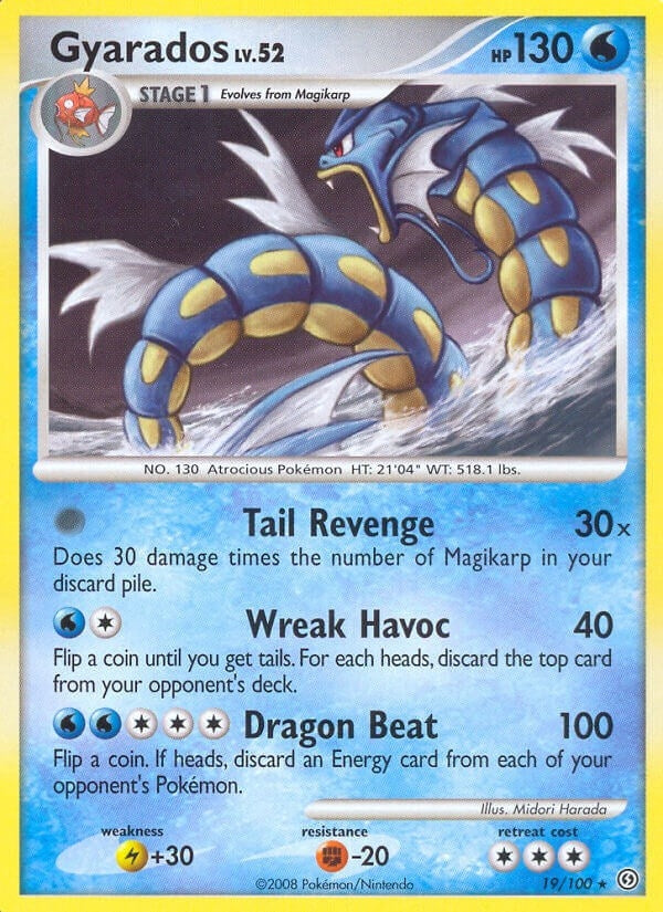 Image for Gyarados (19/100) [Stormfront] - Pokemon