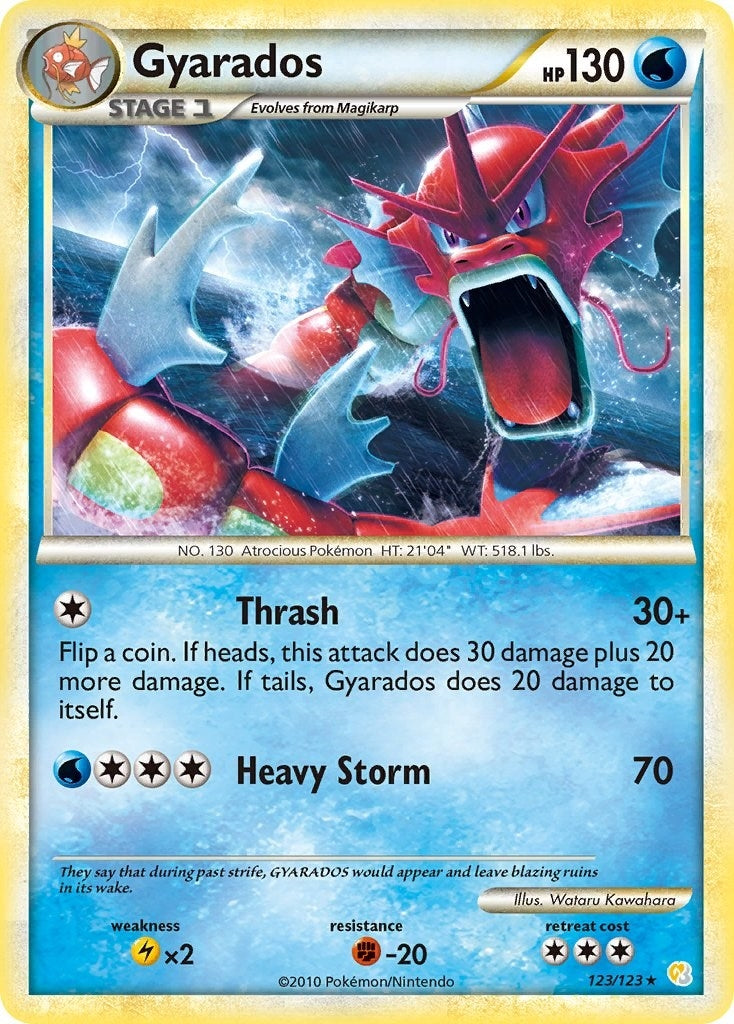 Image for Gyarados (Red) (123/123) [HeartGold SoulSilver] - Pokemon