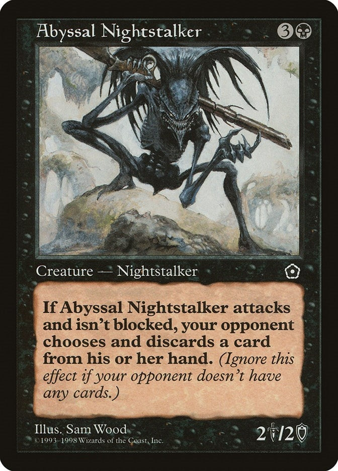 Image for Abyssal Nightstalker [Portal Second Age] - Magic: The Gathering