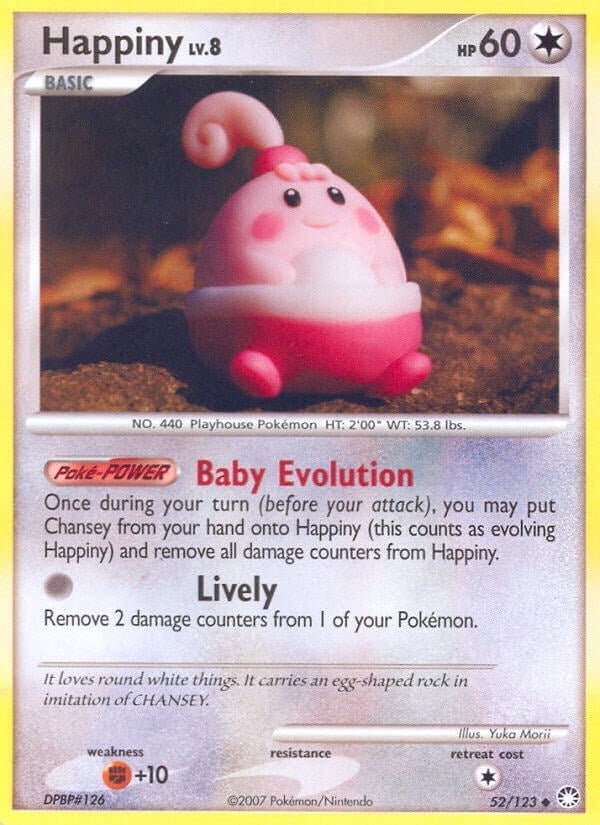 Image for Happiny (52/123) [Mysterious Treasures] - Pokemon