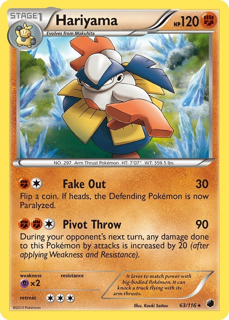 Image for Hariyama (63/116) [Plasma Freeze] - Pokemon