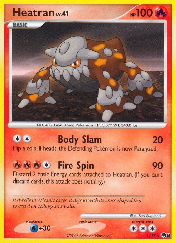 Image for Heatran (001/017) [POP Series 8] - Pokemon