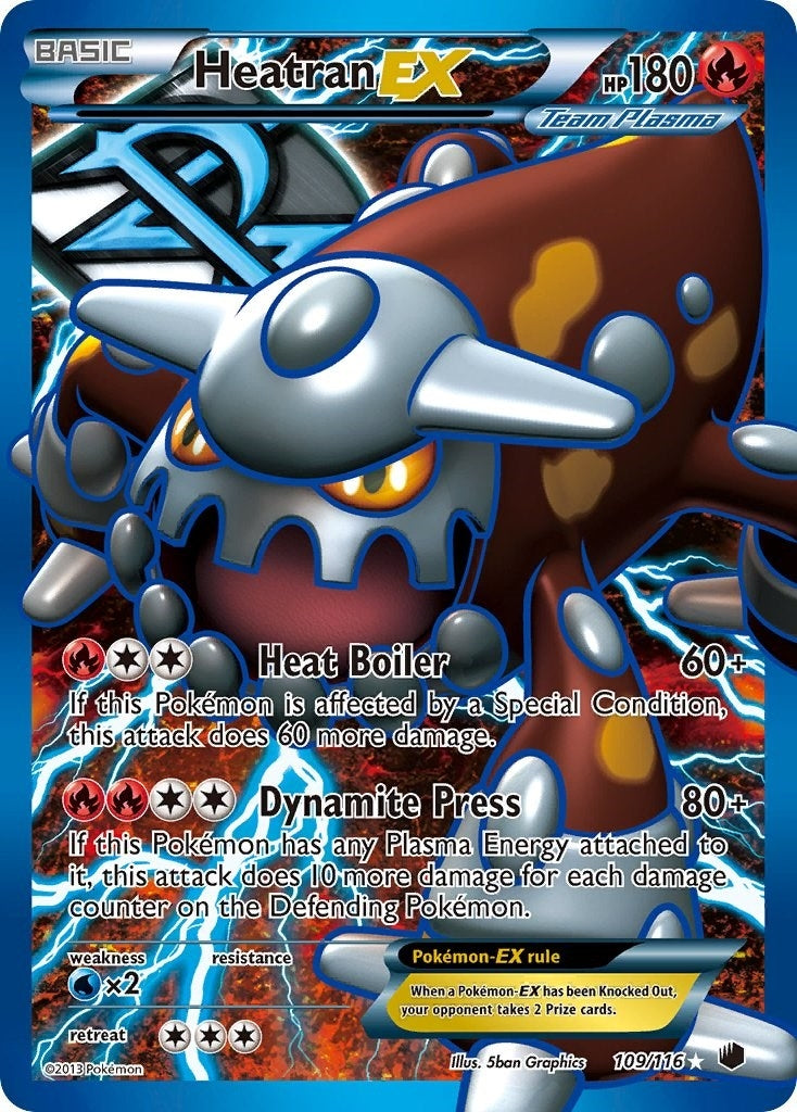 Image for Heatran EX (Team Plasma) (Full Art) (109/116) [Plasma Freeze] - Pokemon
