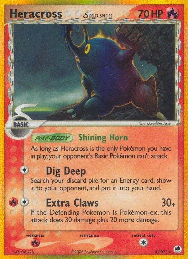 Image for Heracross (Delta Species) (3/101) [Dragon Frontiers] - Pokemon