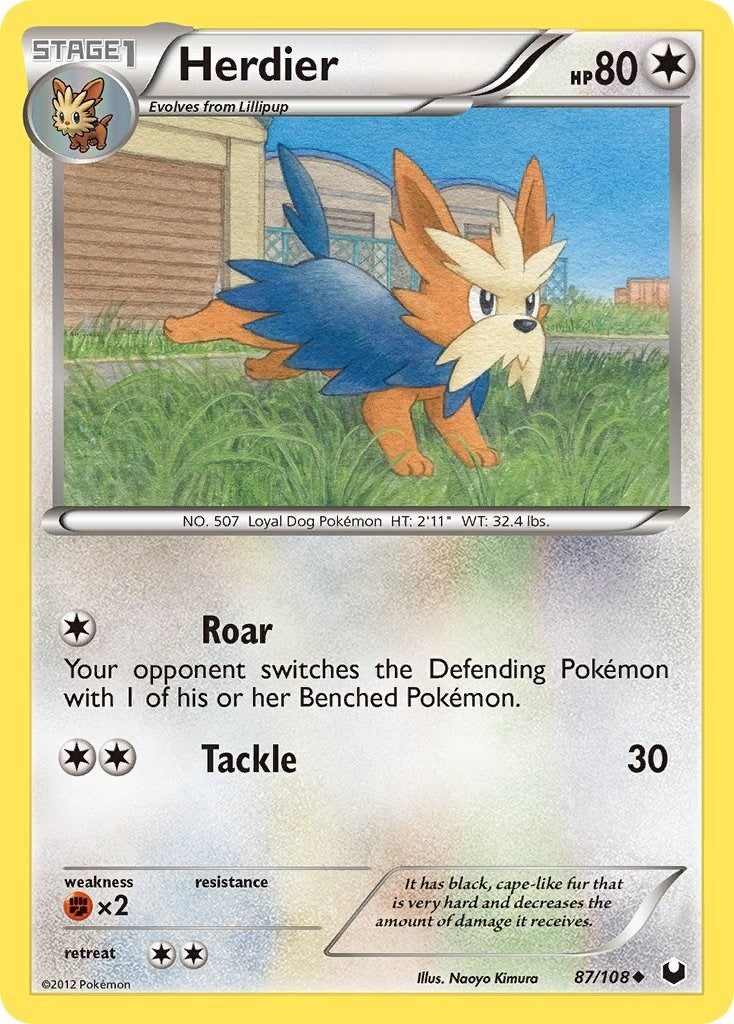 Image for Herdier (87/108) [Dark Explorers] - Pokemon