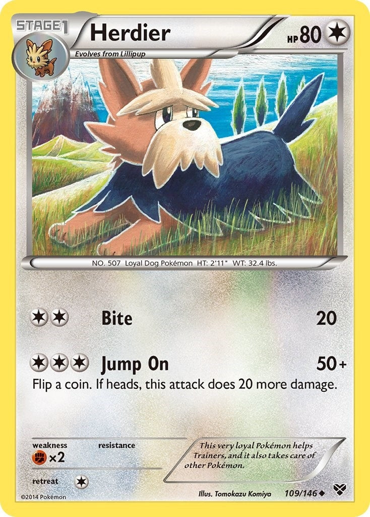 Image for Herdier (109/146) [XY Base Set] - Pokemon