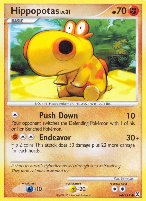 Image for Hippopotas (64/111) [Rising Rivals] - Pokemon